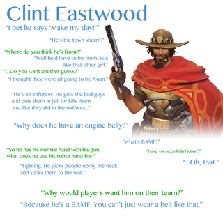 Illustration for article titled Guy's Mom Tries To Describe Overwatch Characters Without Knowing Overwatch